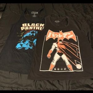 Marvel and Dc comics tanks
